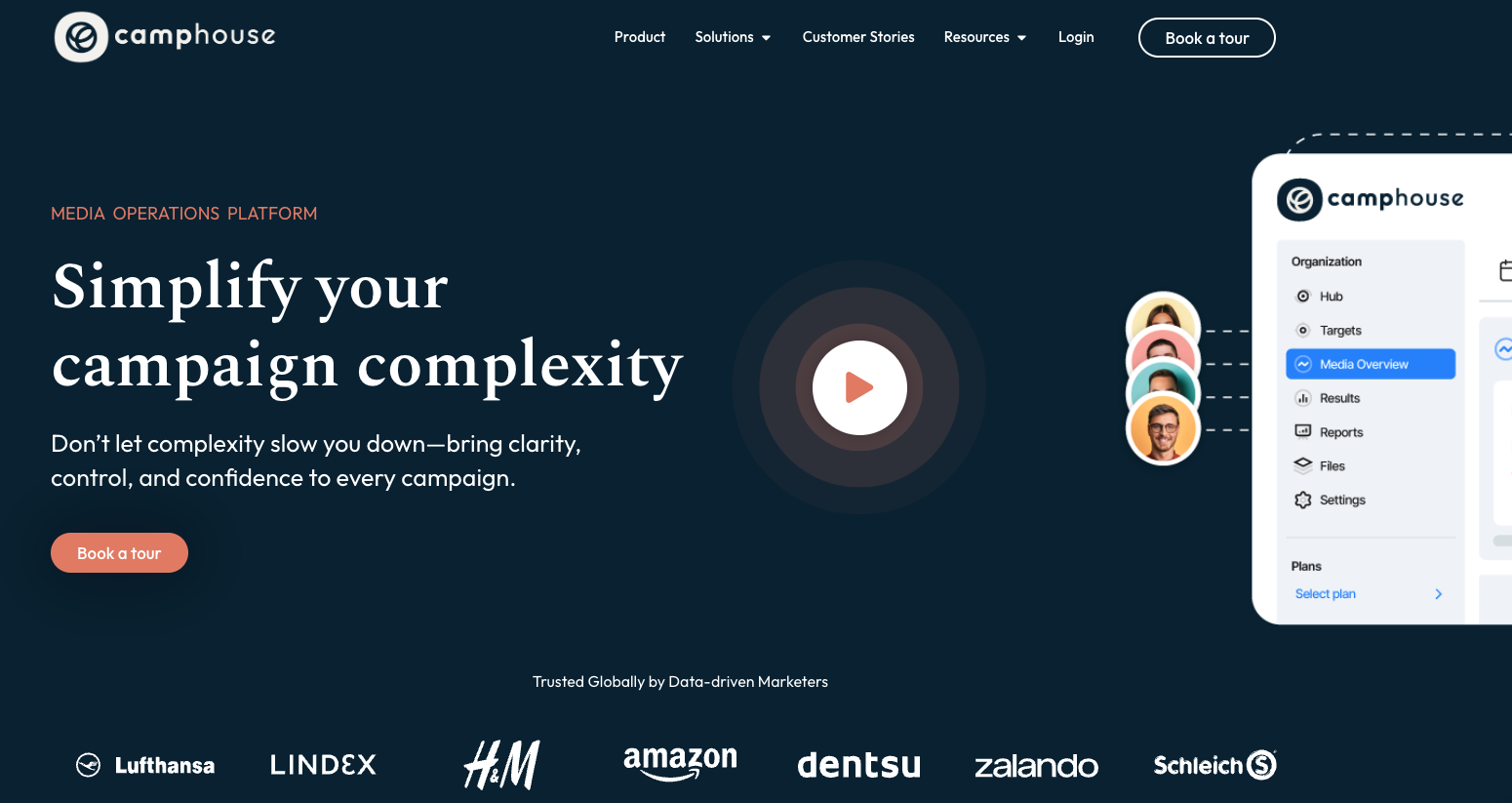 Camphouse media planning tool