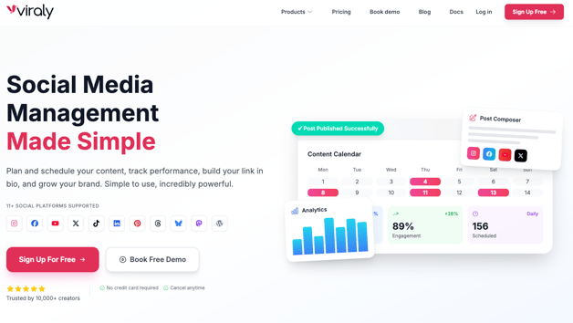 Viraly SM Scheduler