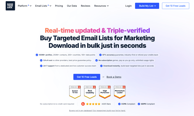 Bookyourdata