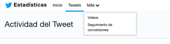 Seguimiento de conversiones en Twitter