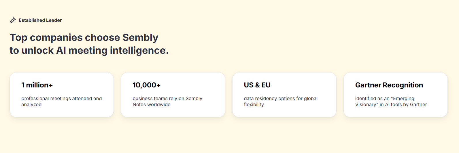 Sembly AI Meeting Tool