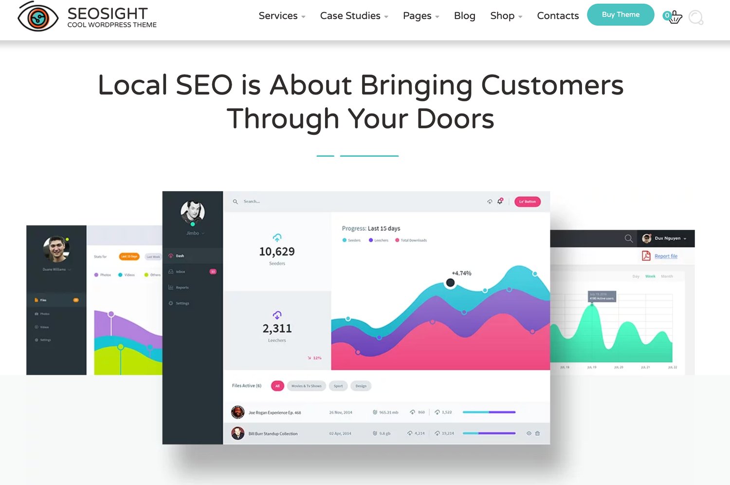 Seosight best wordpress themes seo agencies