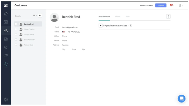 Setmore is one of the best scheduling apps with CRM integration.