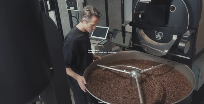 Skittle Lane coffee shop website