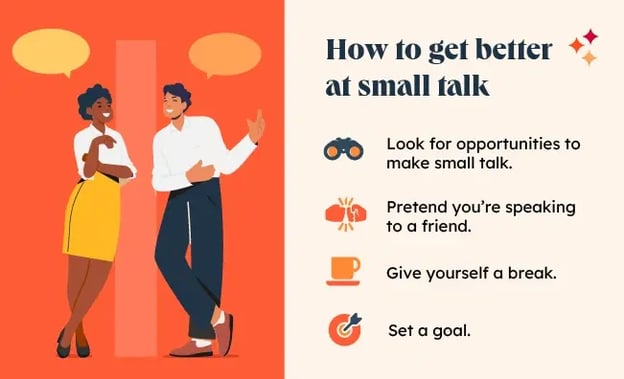 Small Talk Topics, how to get better at small talk