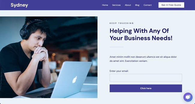 Small business WordPress themes, Sydney