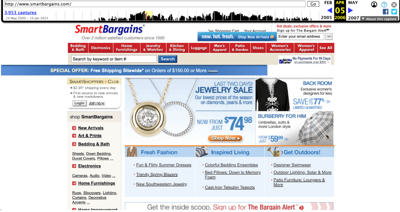 SmartBargins.com April 5th 2006