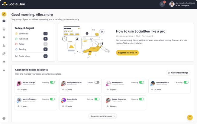 Socialbee Marketing Automation