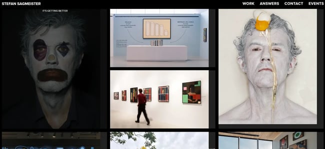 Stefan Sagmeister��s online portfolio