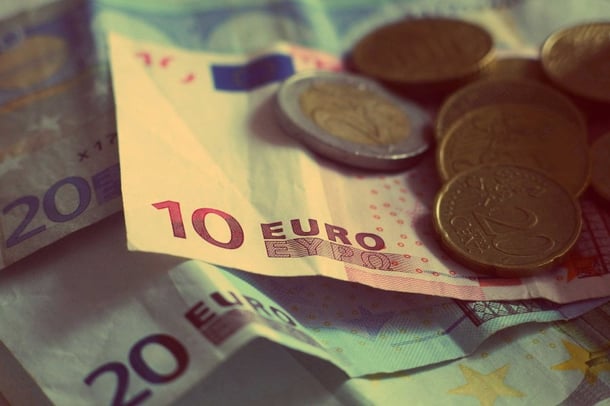Billets et pièces en euro
