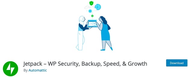 Jetpack security plugin