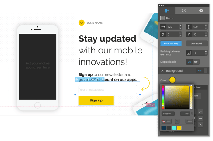 landingi landing page builder