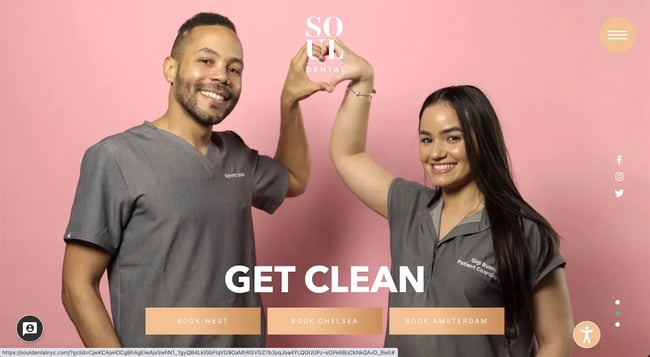 The cute and colorful branding in the Austin Family DDS website can serve as inspiration for any dental website.