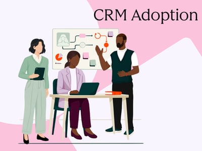Das Vertriebsteam trifft sich, um die CRM-Akzeptanz zu besprechen