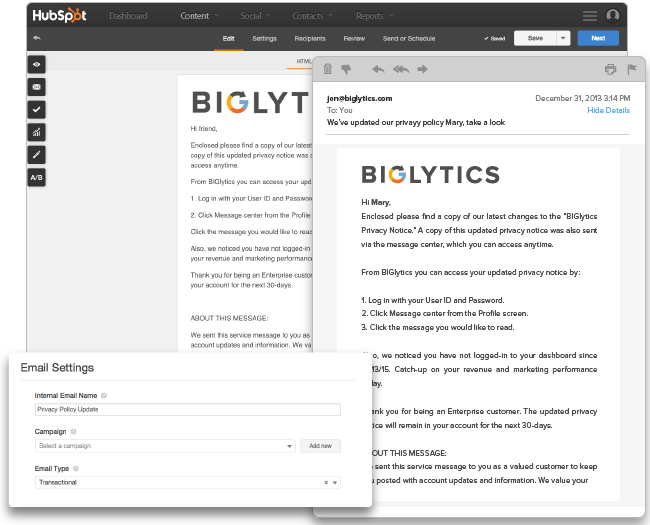 transactional email marketing cloud