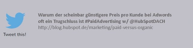 Paid und Organic im Vergleich