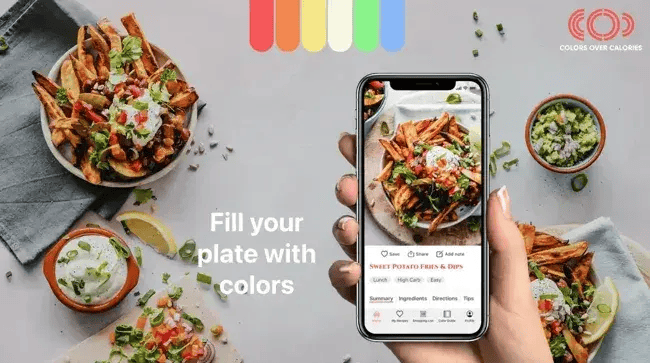 UX case study Colors Over Calories