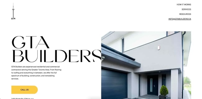 Gta builders homepage