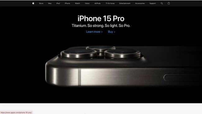 apple UX design example