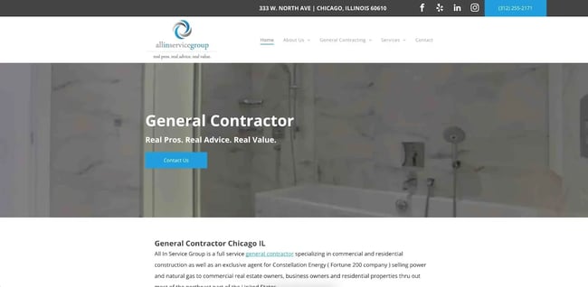 all in service group general contracting services
