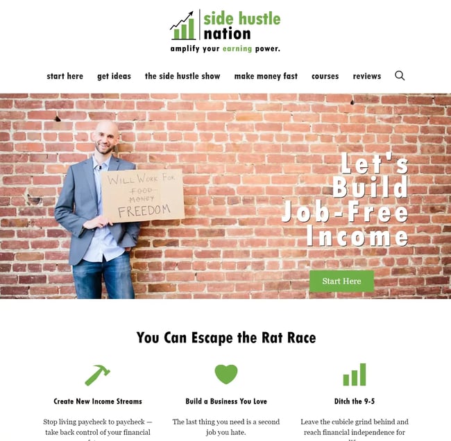 website design for coaches, example from Nick LoperIMG Name: nickloper
