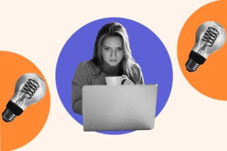 person creating a how-to guide for their business