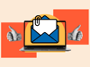 Email icon appears on laptop; transactional emails 