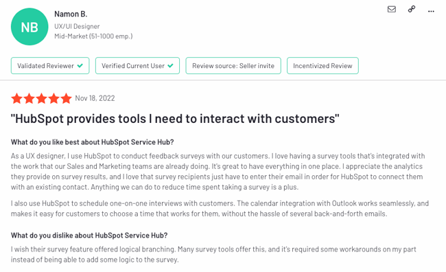 customer success vs. account management, ̽ѡ's review on G2Crowd