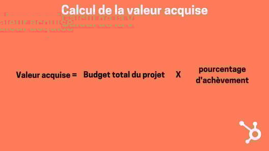 Calcul de la valeur acquise