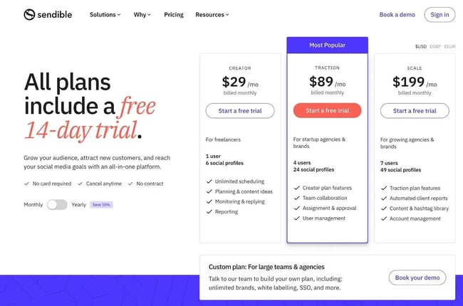 Visual hierarchy on the design of a page shows how different elements interact with one another. 