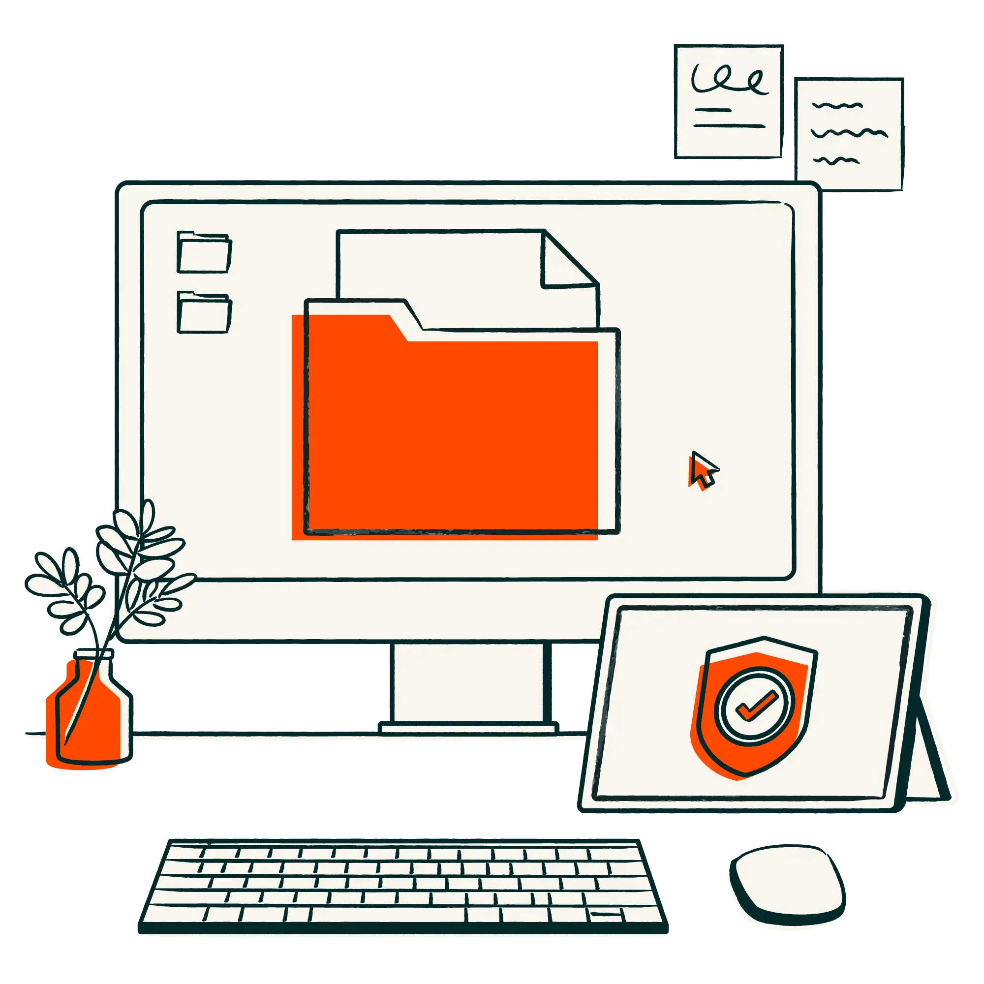 Desktop_Setup_Linear_llustrations_Environmental_Linear_llustrations_Environmental