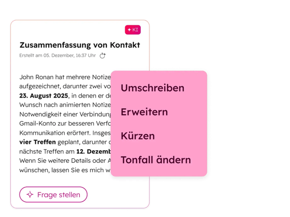 Vereinfachte Benutzeroberflaeche von Breeze mit Breeze-Funktionen
