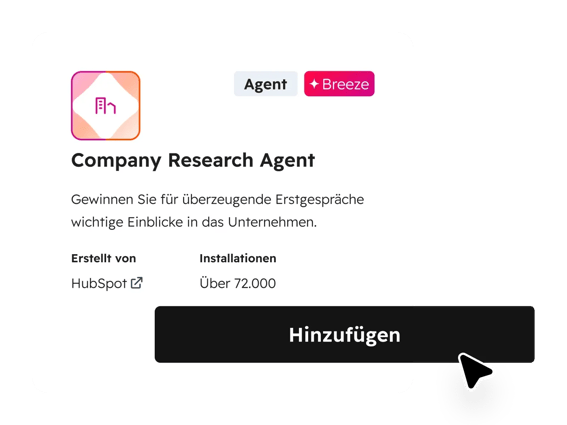 Breeze Agent von HubSpot