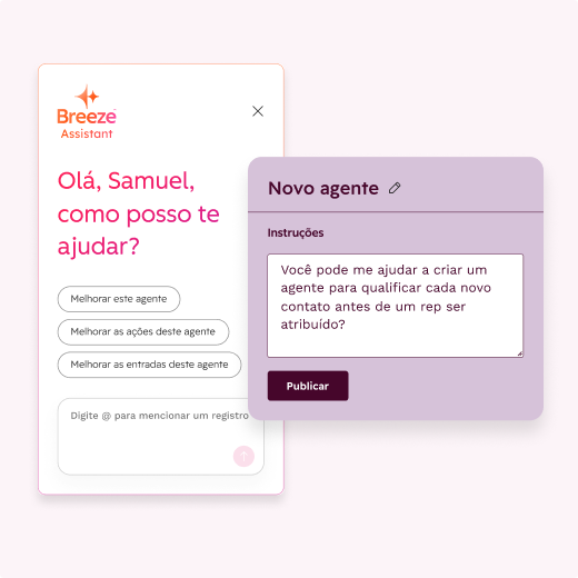 Interface do Agent Builder