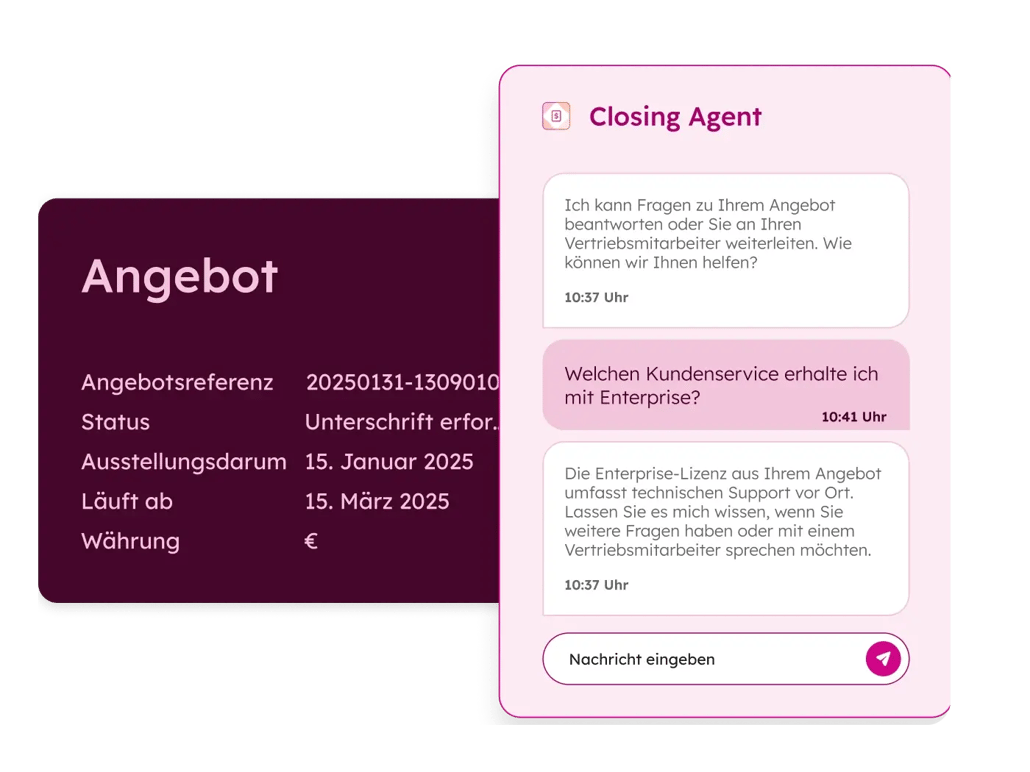 CPQ-Software: Screenshot der Schnittstelle fuer Konfiguration, Preisgestaltung und Angebot