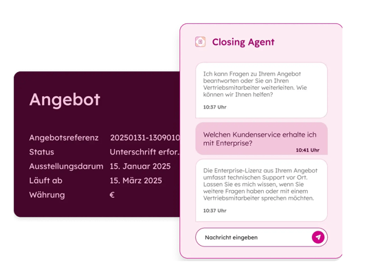 CPQ-Software: Screenshot der Schnittstelle fuer Konfiguration, Preisgestaltung und Angebot