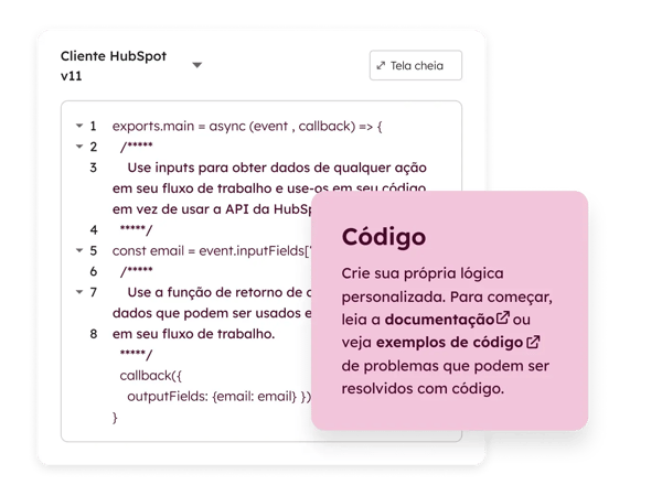 proteja seus clientes com os recursos de automação programável da HubSpot