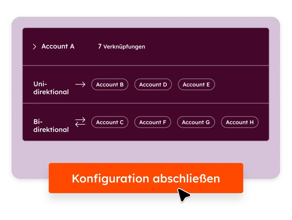 Multi-Account-Management: Account-Verknuepfungen