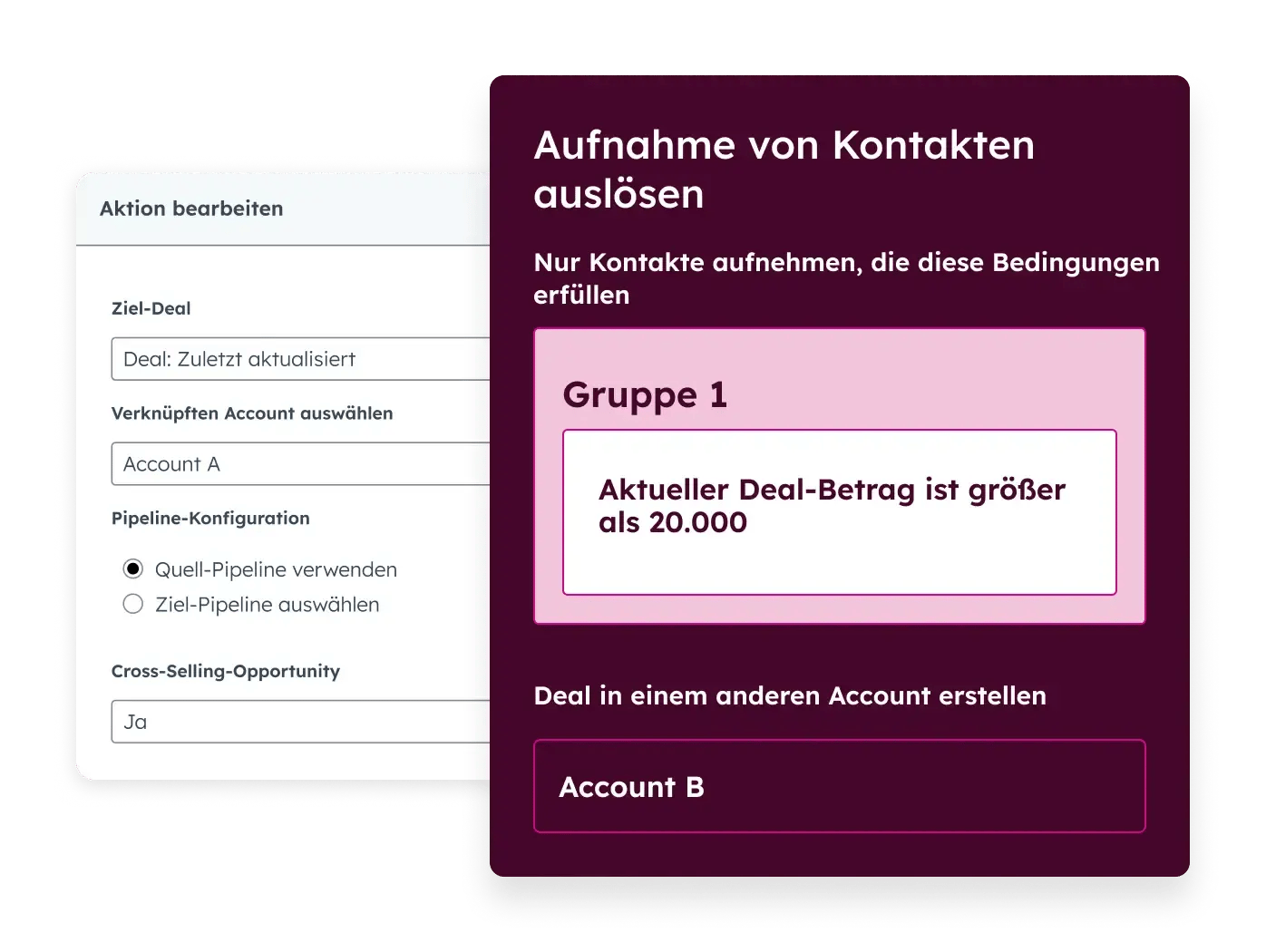 Einrichtung von Workflows