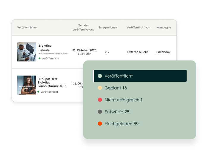 Social-Media-Management in HubSpot Marketing Hub 