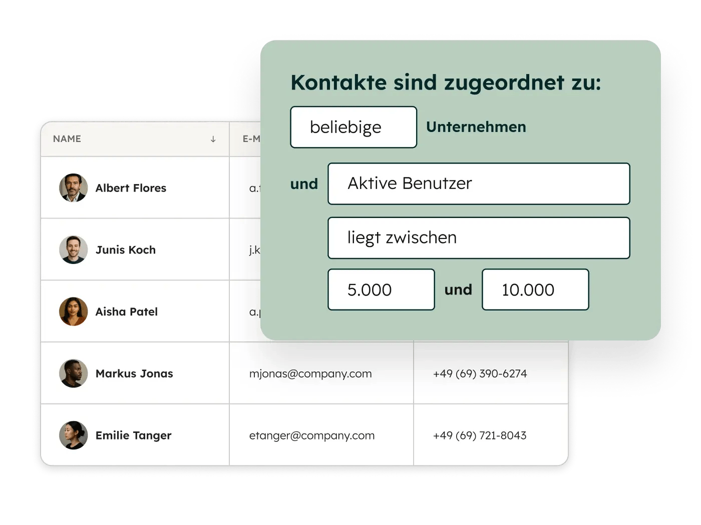 Marketing Hub - Segments Builder