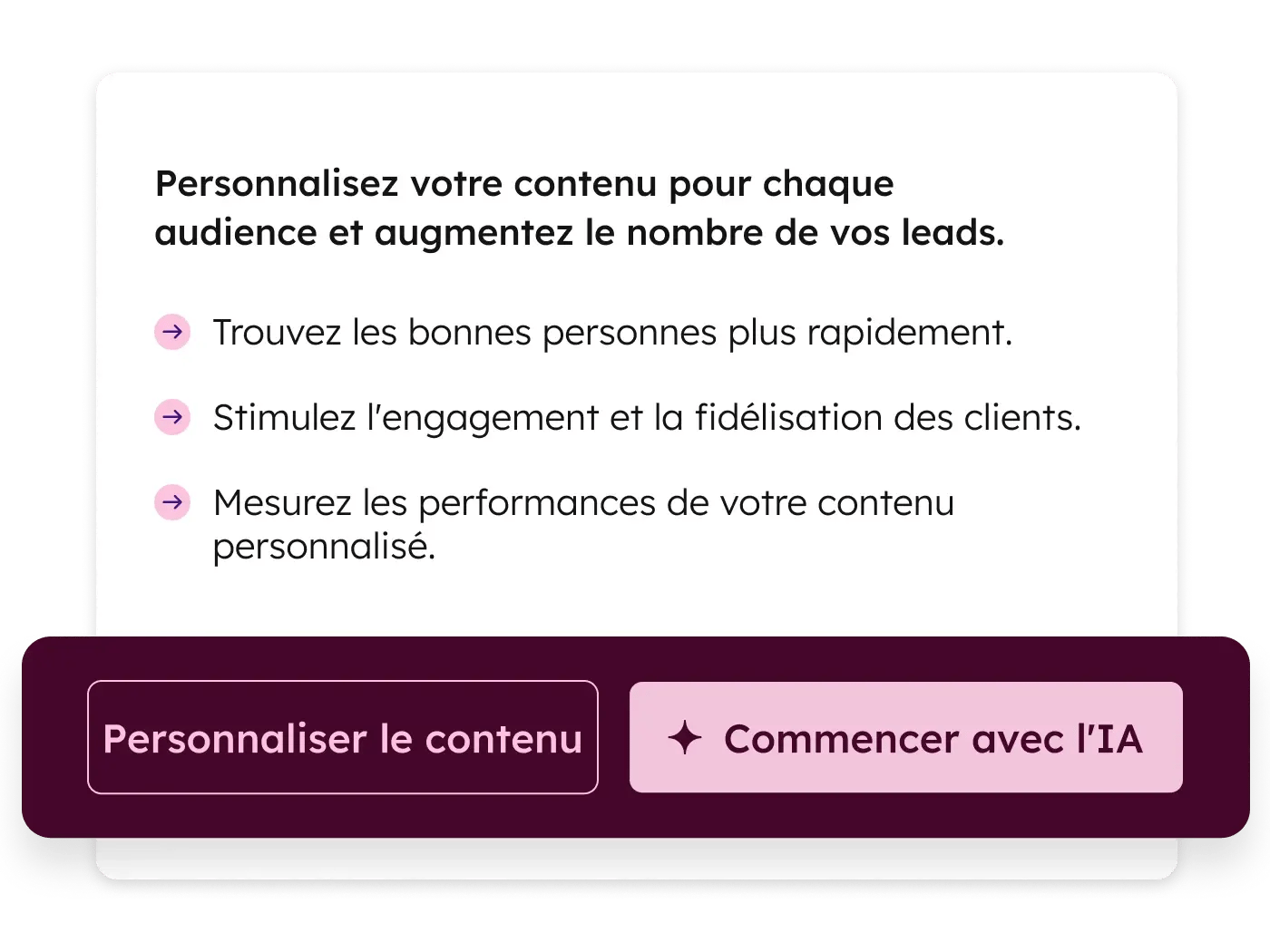 Marketing Hub – Personalization_fr