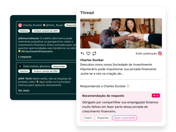 Preview de post nas redes sociais - software de gestão de redes sociais da HubSpot