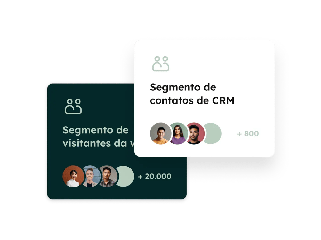 segmentação de lista na biblioteca de listas de contatos