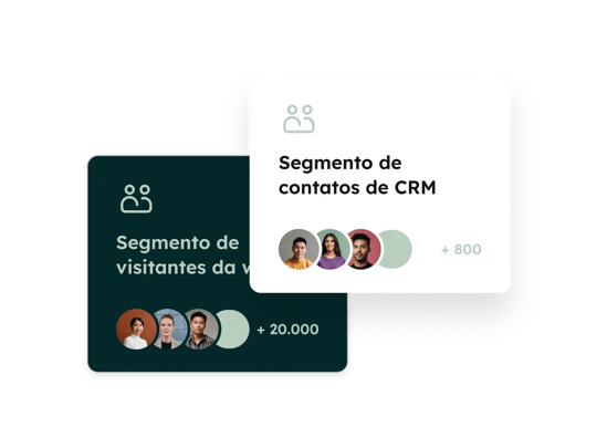 segmentação de lista na biblioteca de listas de contatos