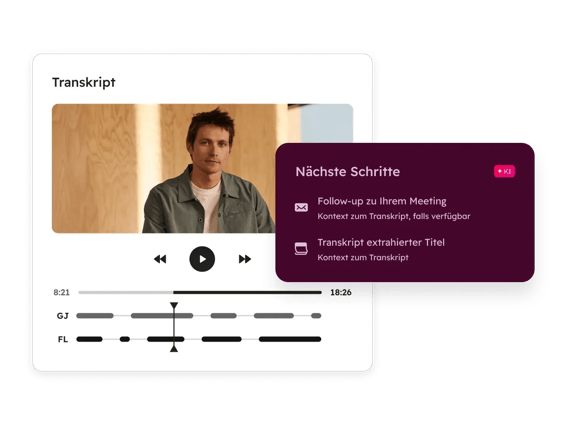 Sales Hub - AI Meeting Assistant Screen_de