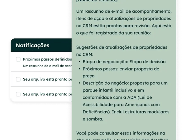 Revisar notificações