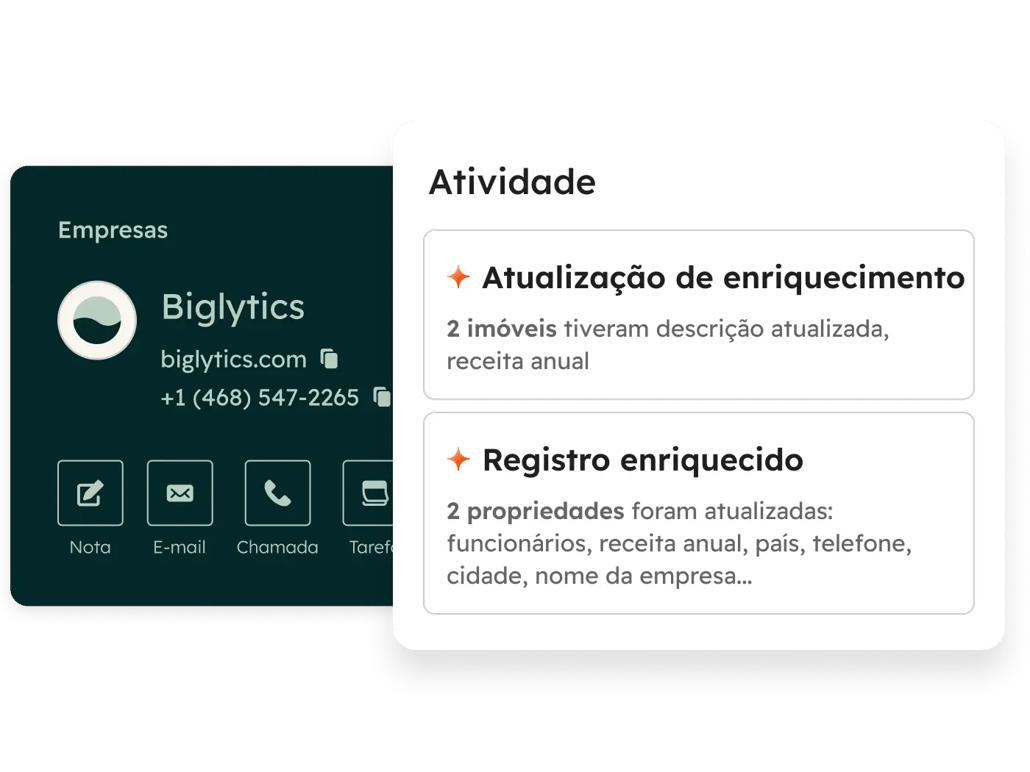 Como usar a IA da HubSpot para enriquecer seus dados e registros de empresas