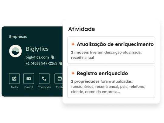 Como usar a IA da HubSpot para enriquecer seus dados e registros de empresas