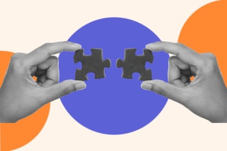 this is symbolism. the two puzzle pieces don't fit  exactly like a prospect you should walk away from